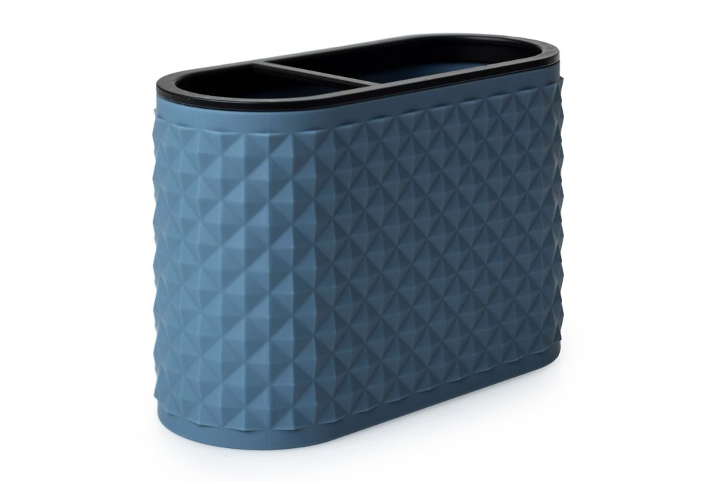 Figaro Toothbrush Tidy Slate Blue