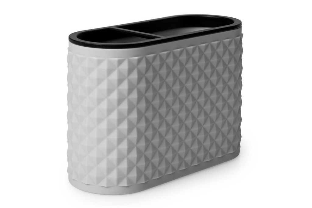 Figaro Toothbrush Tidy Grey