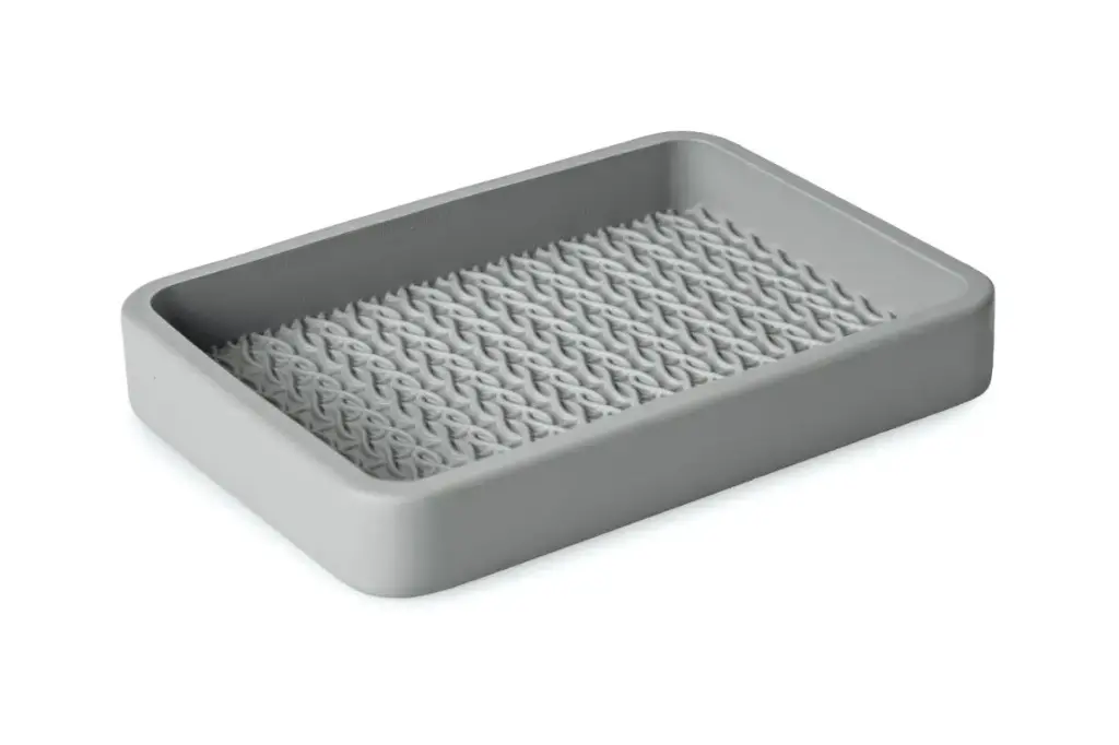 Lace Soap Dish Grey