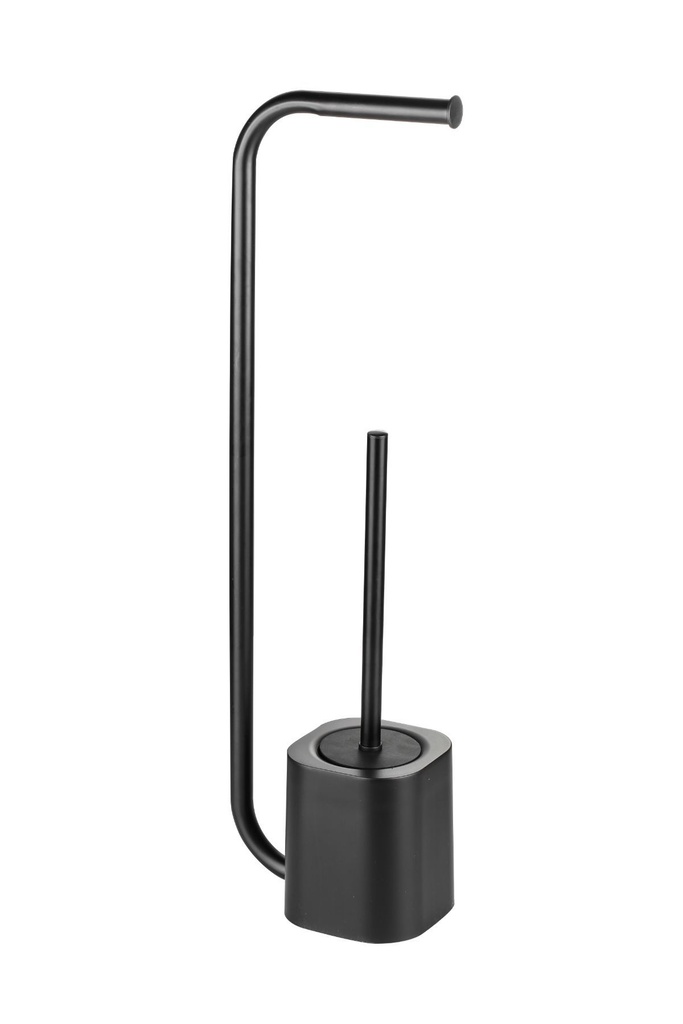 Toilet Paper & Brush Holder – Black**