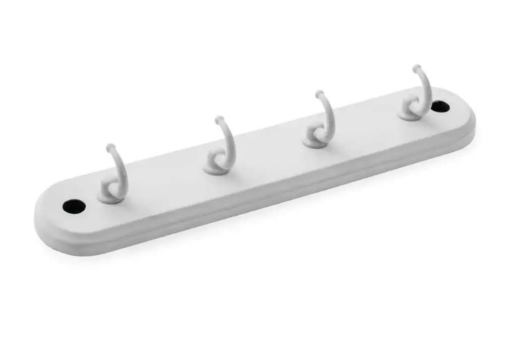 Truro 4 Hook Wall White