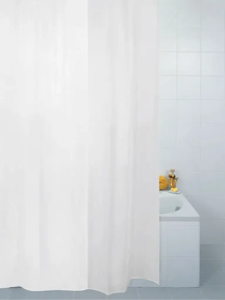 Professional Series Shower Curtain White 180x200cm