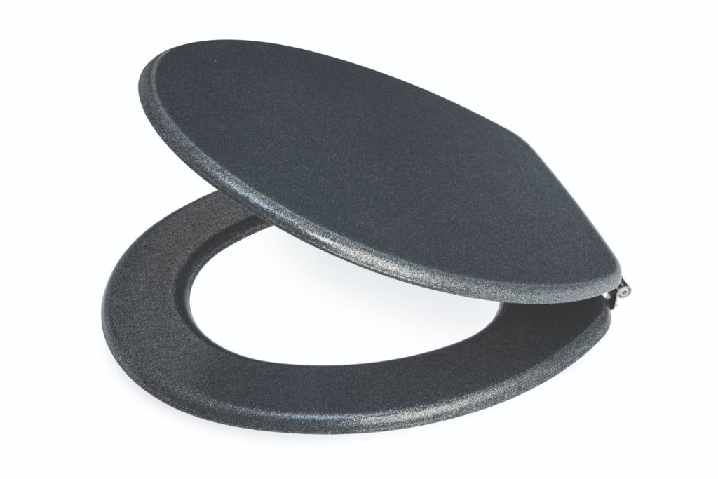 Hampton Glitter MDF Toilet Seat SS Hinge