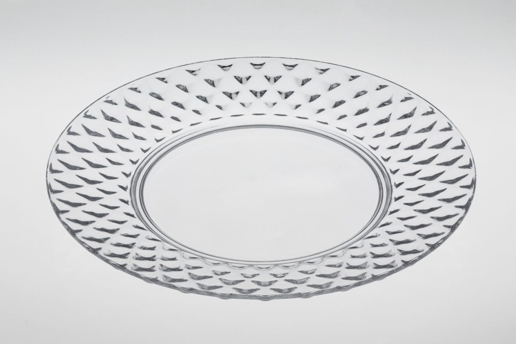 Capri 25cm Plate Clear**