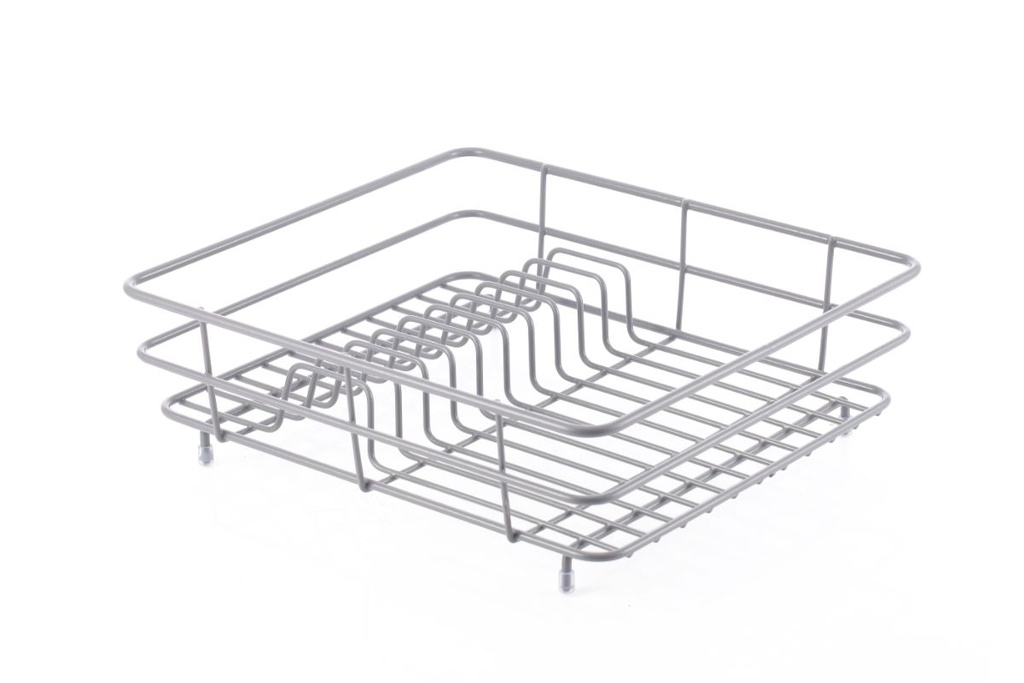 Wire Coated Dish Rack Small - Grey