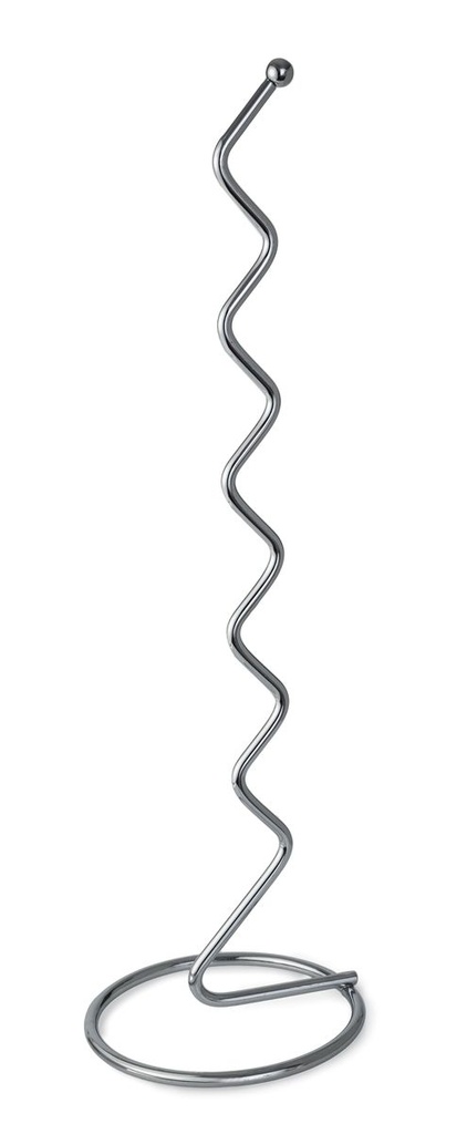 Squiggly Toilet Roll Holder Chrome