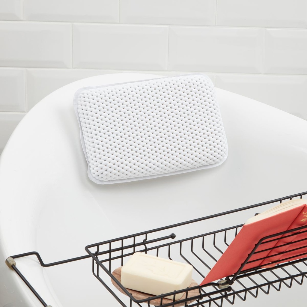 Bath Pillow Mesh Design 20x29cm