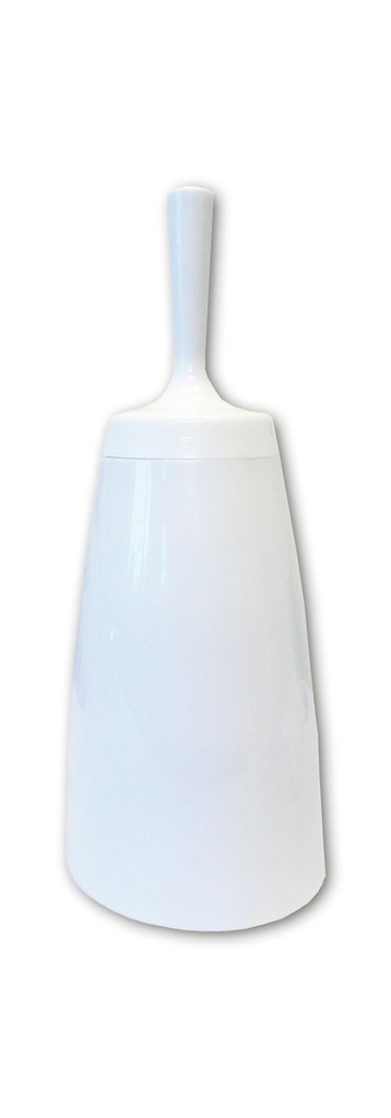 Plastic Toilet Brush - White