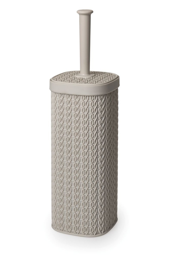 Lace Toilet Brush Plastic Almond