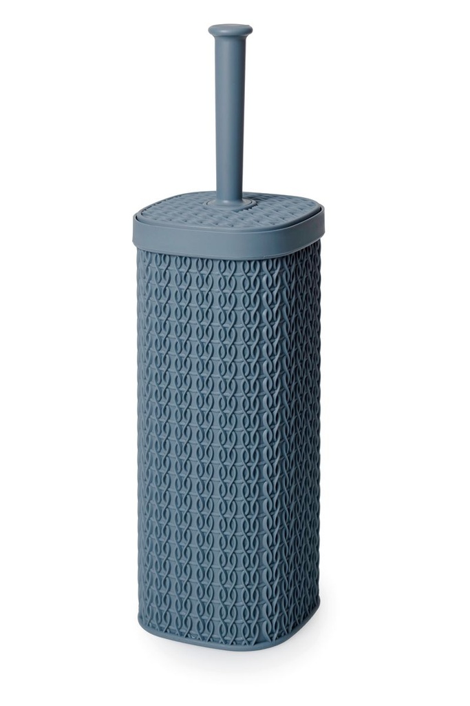 Lace Toilet Brush Plastic Slate Blue