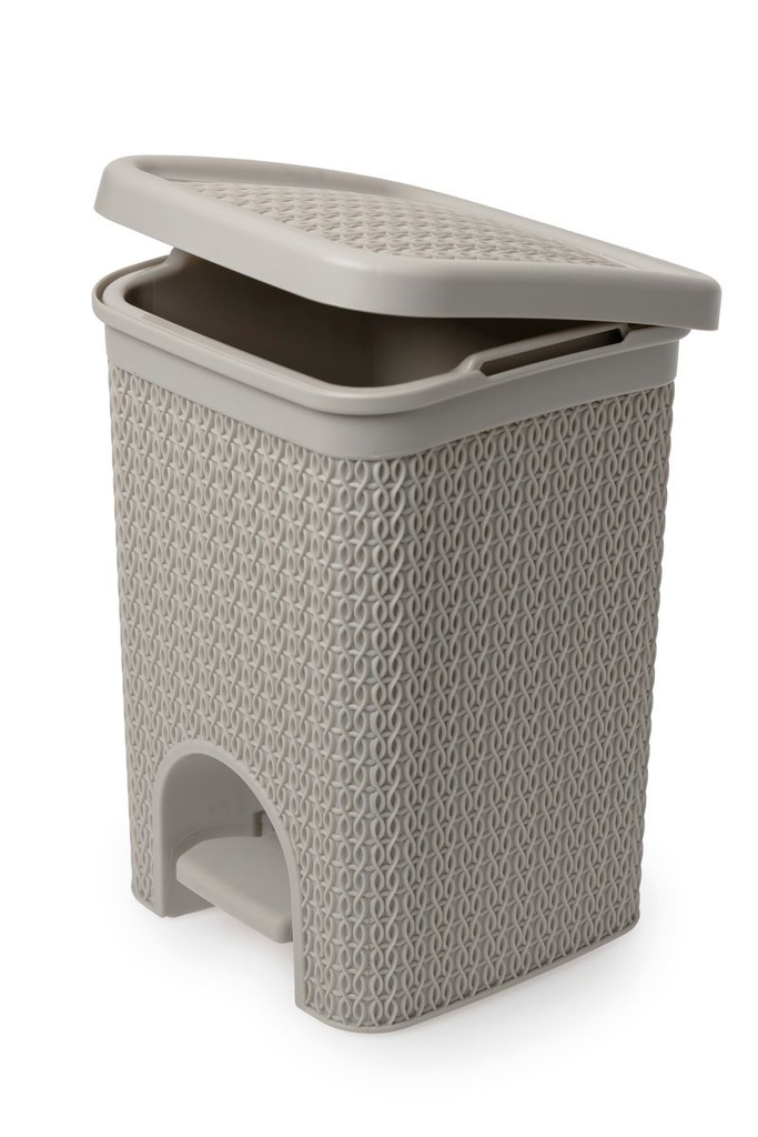Lace Design 5L Pedal Bin Almond