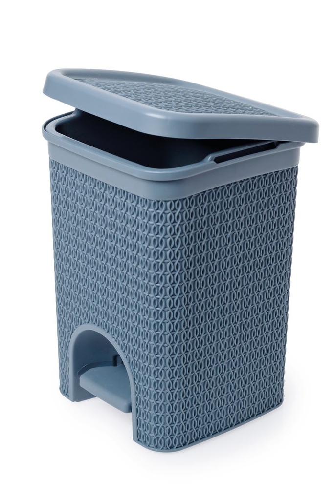 Lace Design 5L Pedal Bin Slate Blue