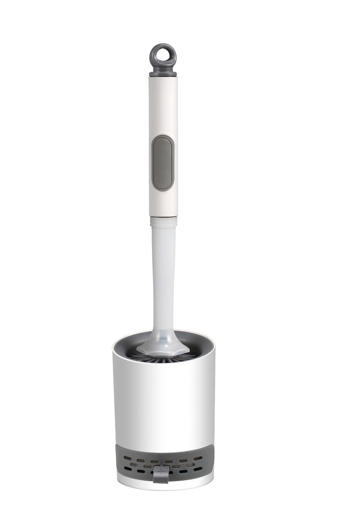 Refillable Toilet Brush & Holder (TPR Head)