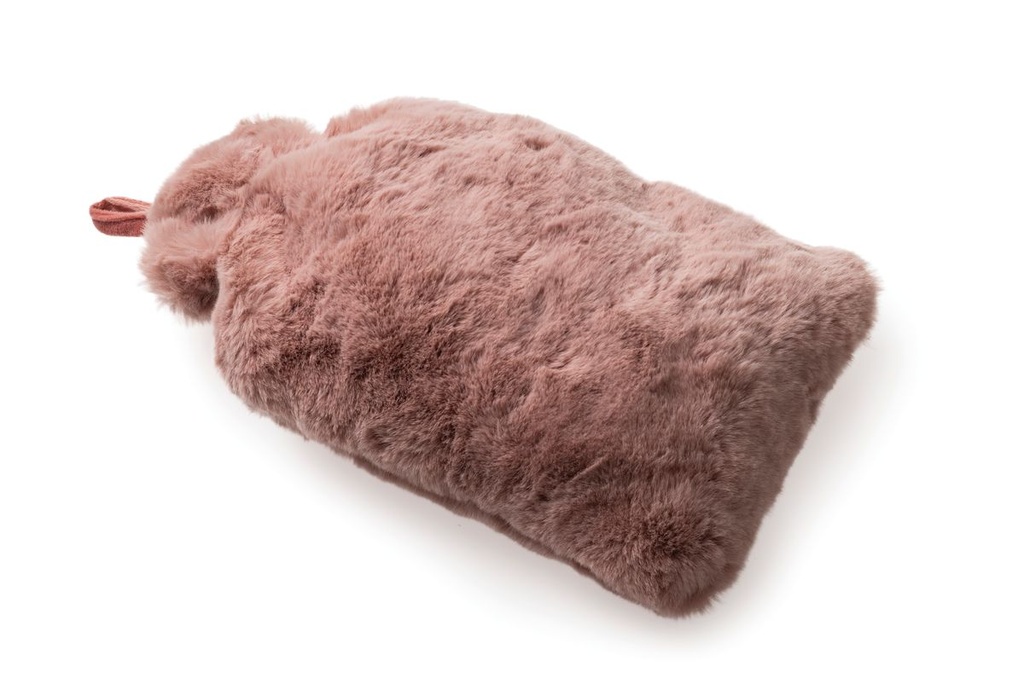 Supersoft Luxury Hot Water Bottle & Cover Pink
