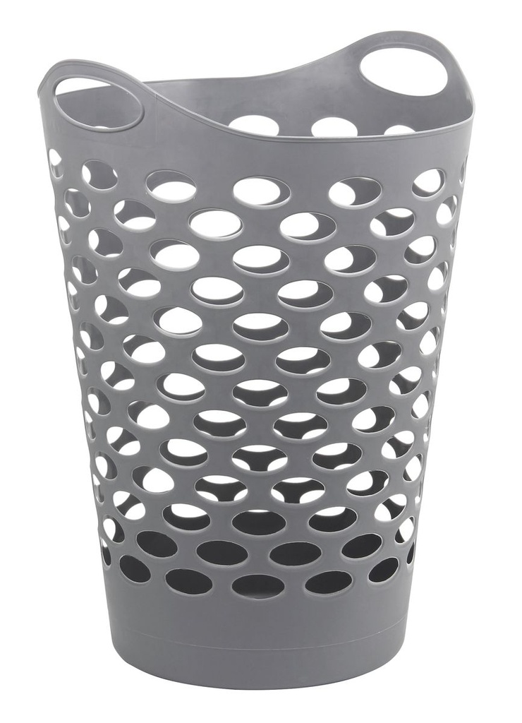 Flexible Laundry Hamper 60L - Grey