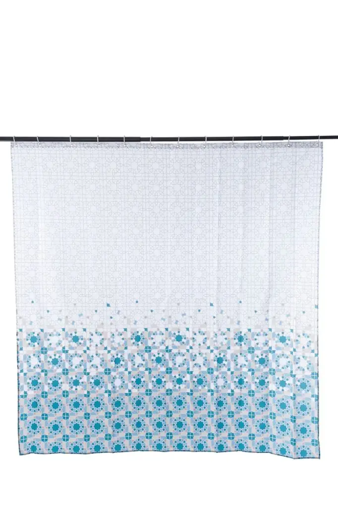 Moroccan Shower Curtain Polyester - 180x180cm
