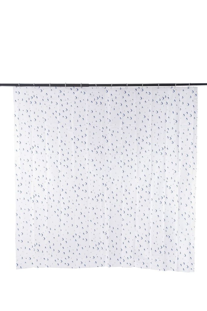 Raindrops Shower Curtain Peva - 180x180cm