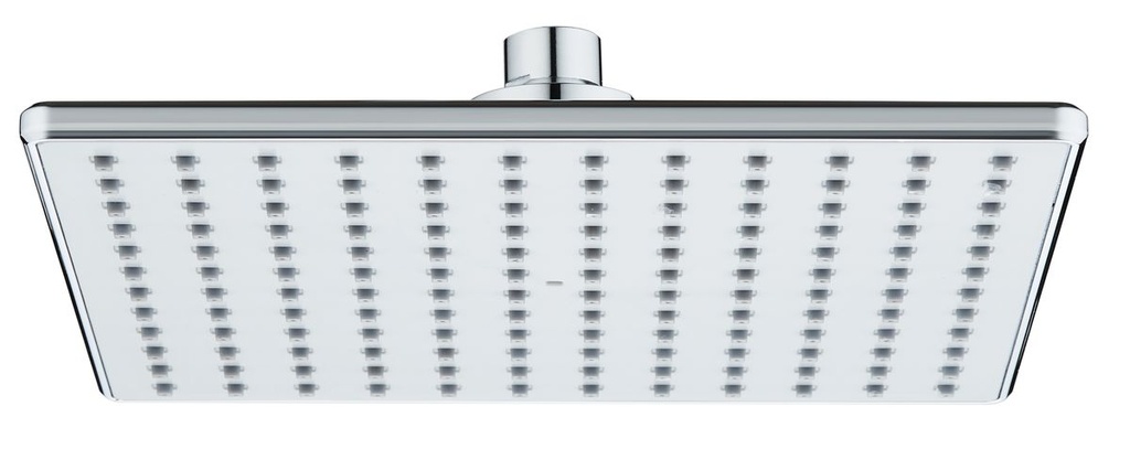 Lazio Square Fixed Showerhead 22cm Chrome