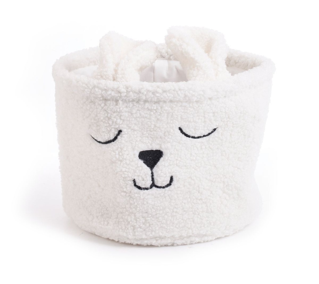 Teddy Storage Basket White