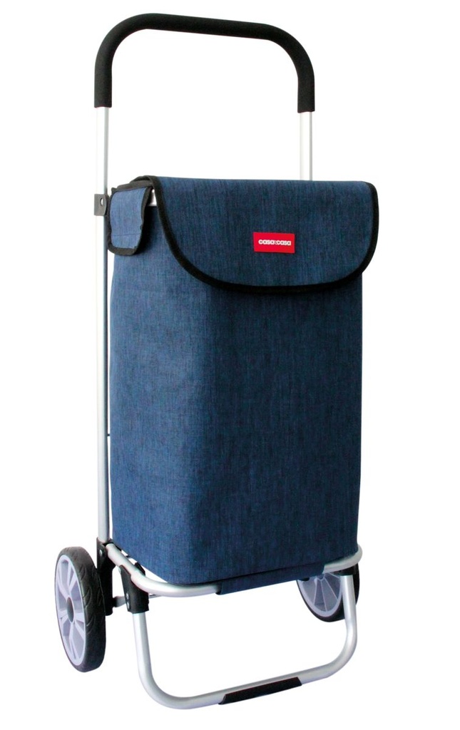 Naples Aluminium 2 Wheel Shopping Trolley - Blue*