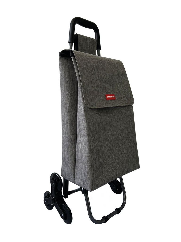 Roma Grey 3 Wheel Shopping Trolley