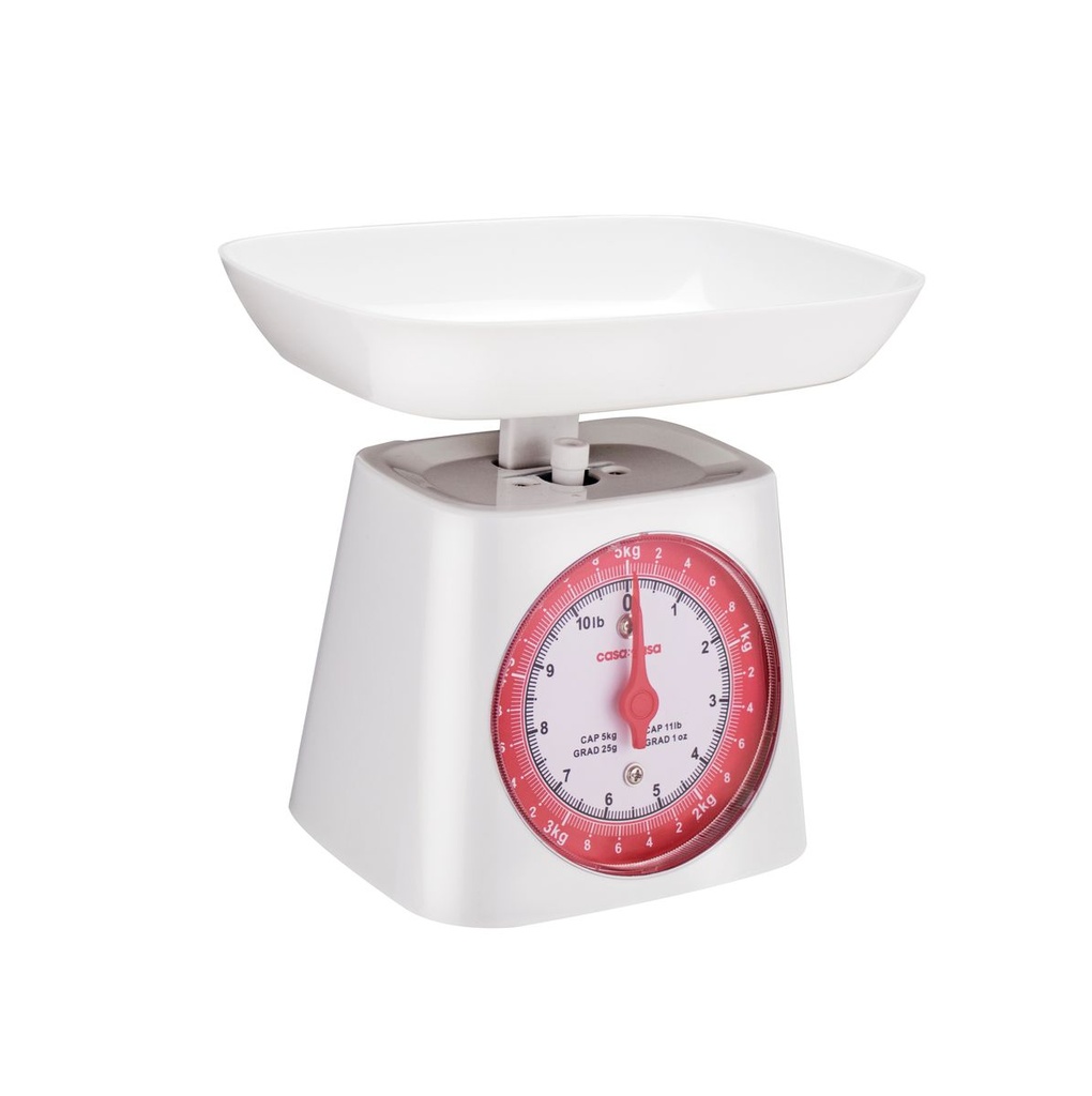Classic Mechanical Kitchen Scale White