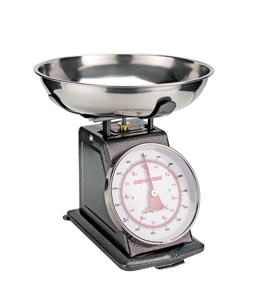 Traditional Mechanical Kitchen Scale Grey