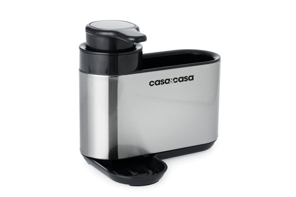 Classico Stainless Steel Soap Dispenser & Holder.  Fingerprint Proof