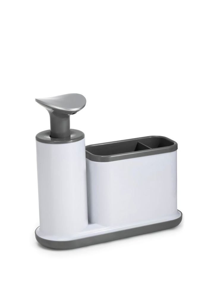Regent Soap Dispenser & Organiser - Wh/Gy**