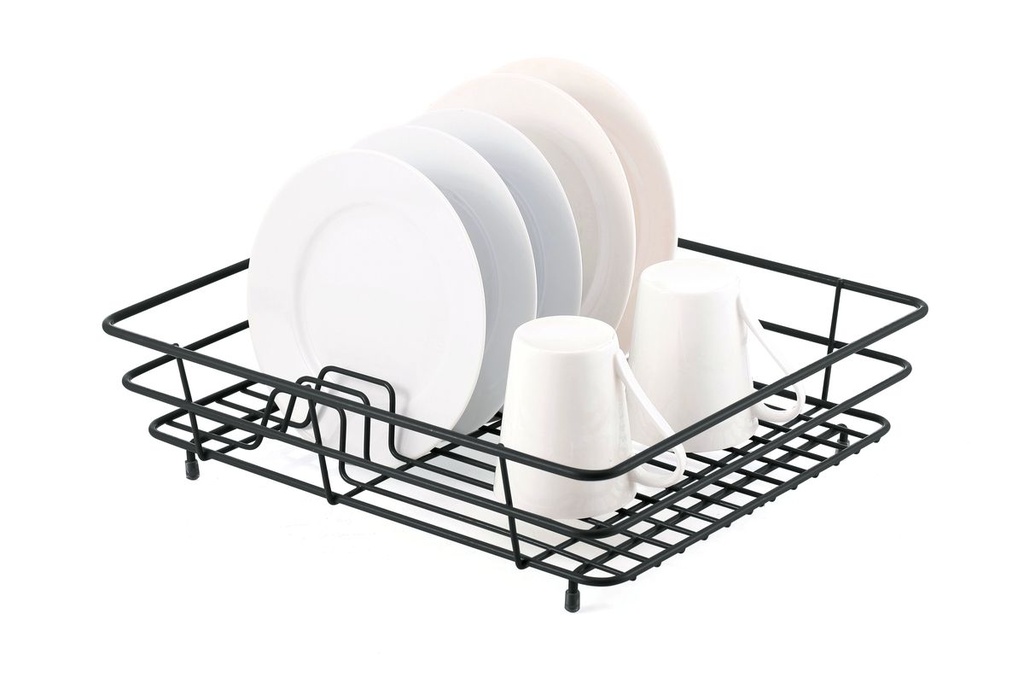 Noma Wire Coated Dish Rack Large - Black