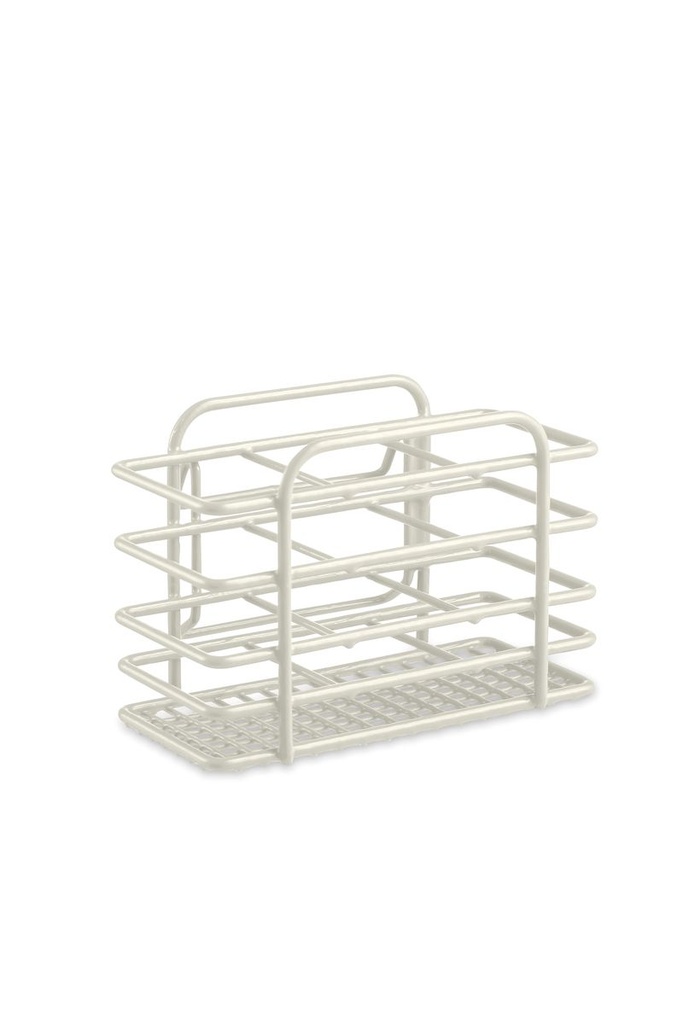 Wire Coated Cutlery Holder - Almond