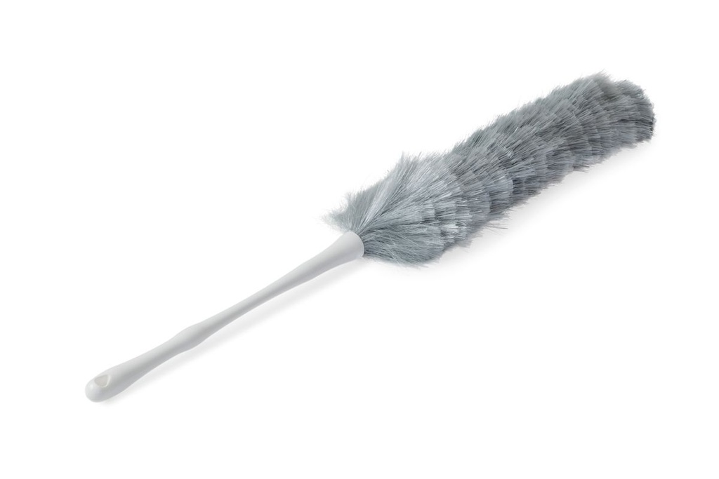 Feather Duster Long Handle Grey