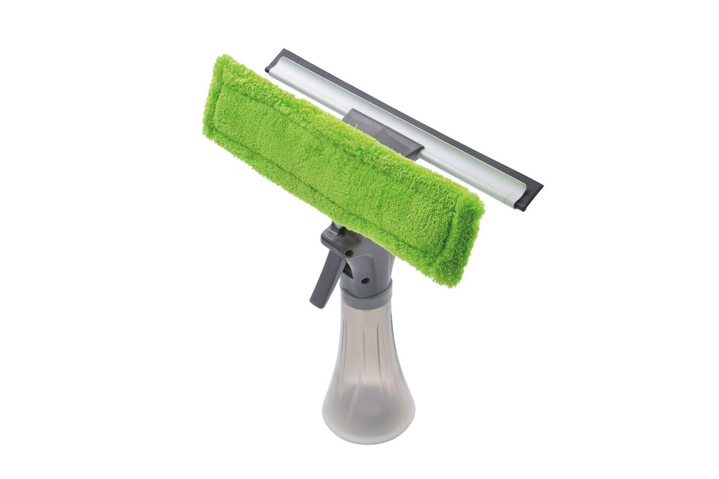 Spray Window Squeegee with Microfibre Pad