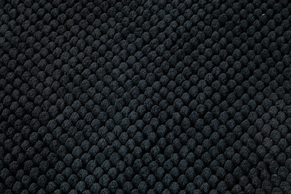 Microfibre Bath Mat Black 50x80cm