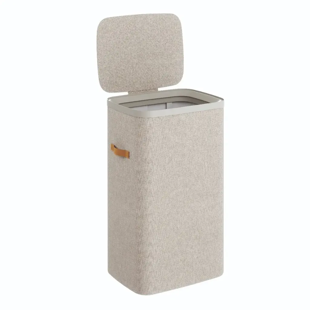 Single Laundry Basket - Beige