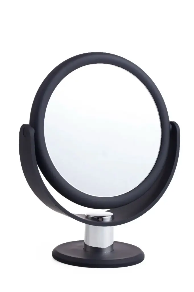 Vista Soft Touch Makeup Mirror 1X/10X - Black