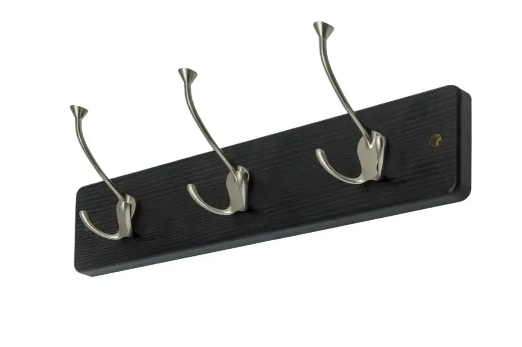 Girona Black MDF 3 Wall Hook
