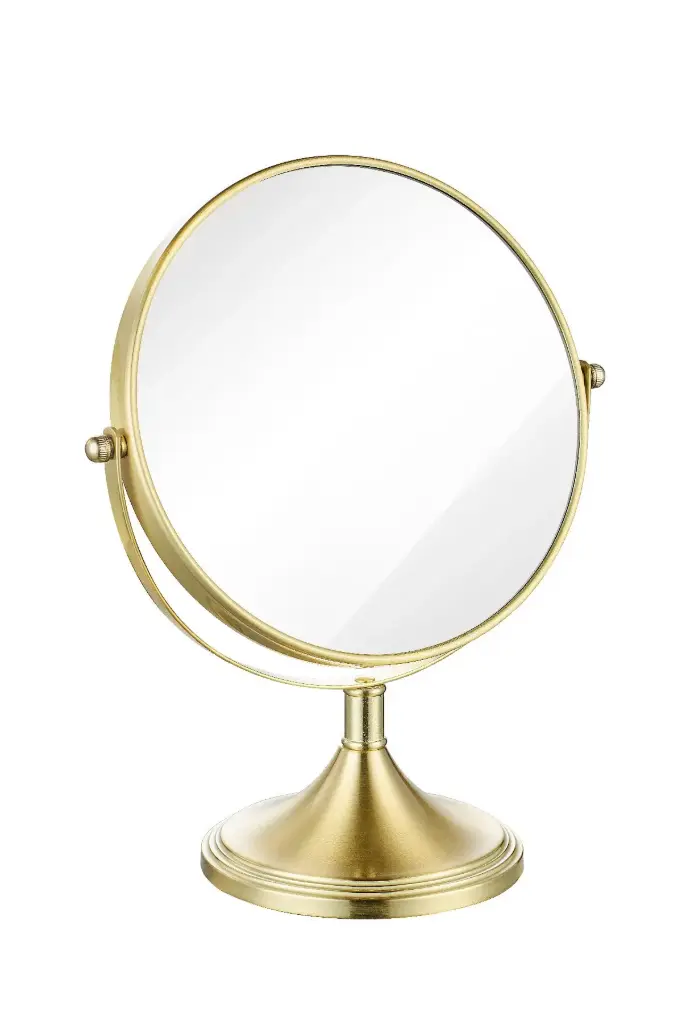 Porto Standing Mirror 1X/7X - Satin Gold