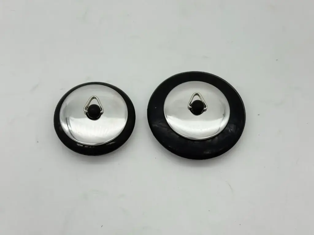 Bath & Basin Set 2 Plugs - Chrome