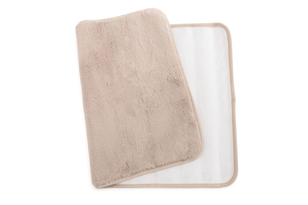 Erin Faux Fur Mat 50 x 80cm - Latte
