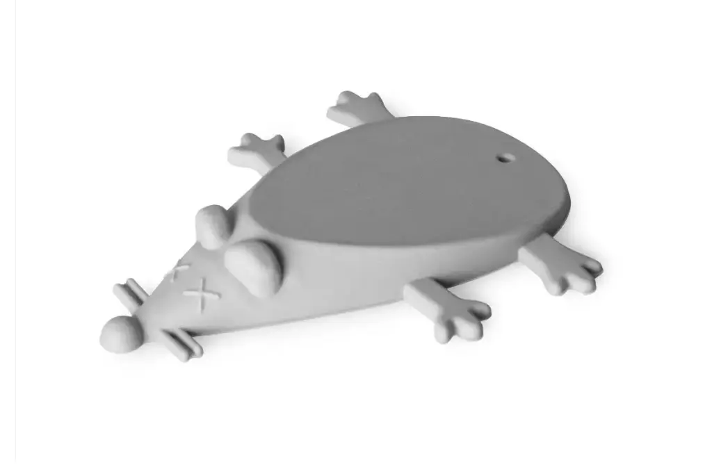 Mouse Door Stopper - Grey