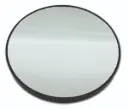 Round Make Up Mirror 10X with Suction - Black