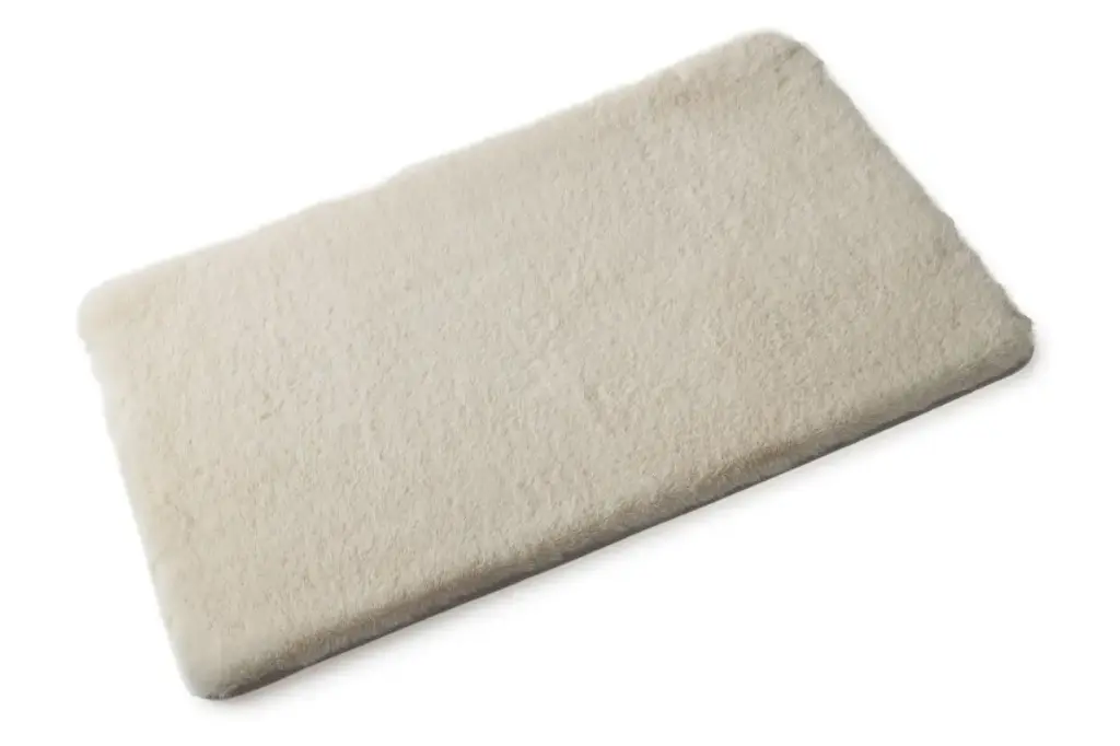 Montclair Faux Fur Luxury Bath Mat - Almond 50x80cm