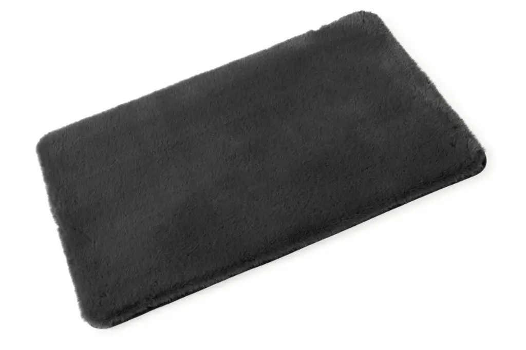 Montclair Faux Fur Luxury Bath Mat - Slate 50x80cm