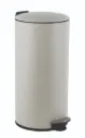 Boston 30L Round Pedal Bin - Almond