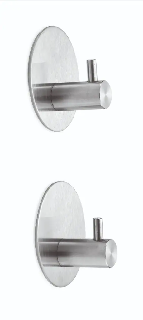 Novara 2Pcs Adhesive Hook - SS