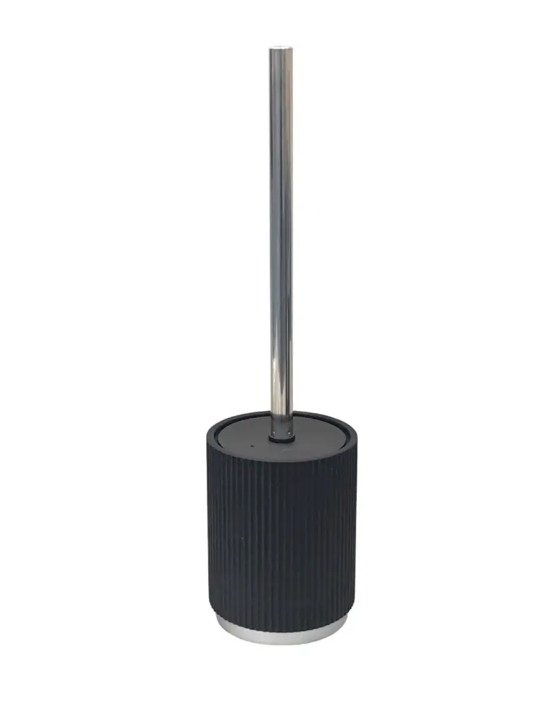 Fabio Toilet Brush & Holder - Black