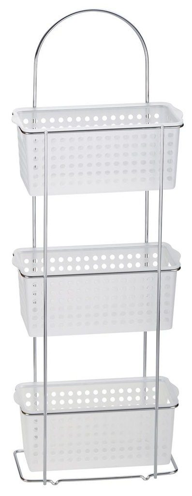 3 Tier Standing Caddy Plastic Baskets