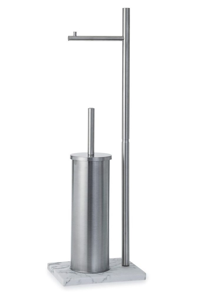 Vicenza Toilet Roll Holder & Brush - Chrome