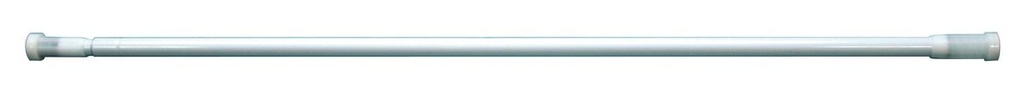 Telescopic Shower Curtain Rod 110-200cm - White